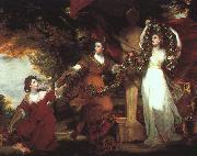 Sir Joshua Reynolds Ladies Adorning a Term of Hymen oil painting on canvas